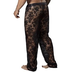 Sexy Lace lounge pants For Men